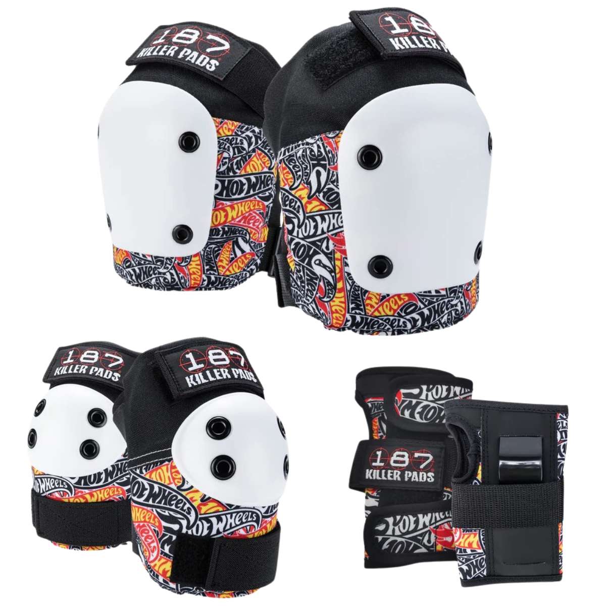 187 KILLER PADS SIX PACK HOT WHEELS PROTEZIONI SKATEBOARD