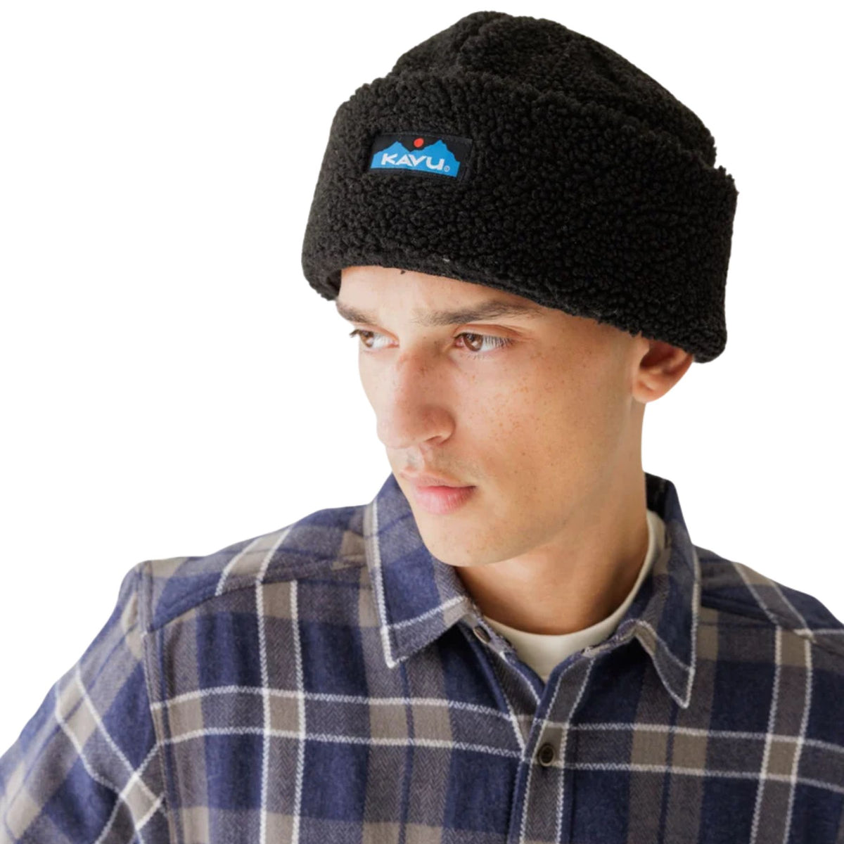 KAVU FUR BALL BEANIE MOONLESS NIGHT