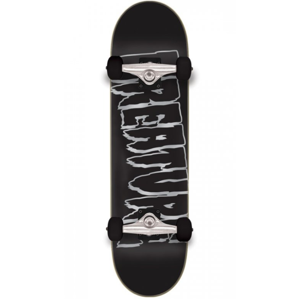 CREATURE LOGO OUTLINE METALLIC LARGE SK8 8.25" X 31.5" SKATEBOARD