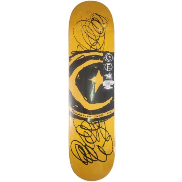 FOUNDATION SCRIBBLE F 7.75" TAVOLA SKATEBOARD