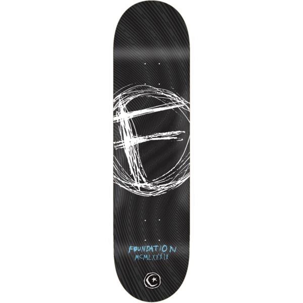 FOUNDATION SWANK F BLACK 8.25" TAVOLA SKATEBOARD