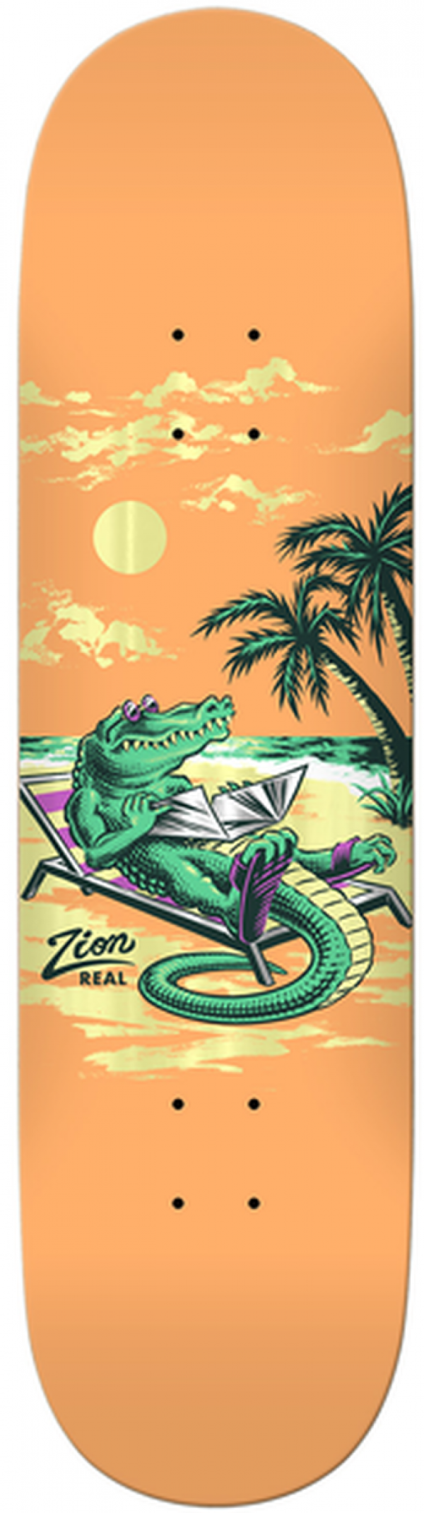 REAL ZION SUNNY DAZE 8.25" TAVOLA SKATEBOARD