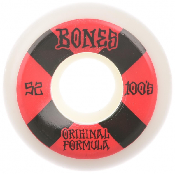 BONES OG FORMULA V5 SIDECUT 100's 52mm RUOTE SKATEBOARD