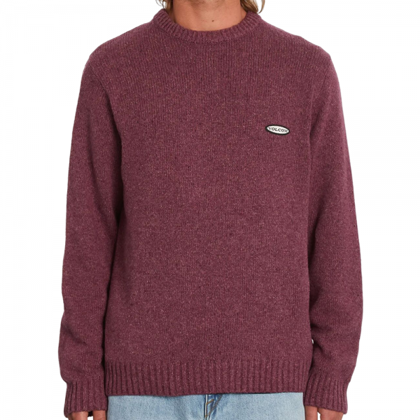 VOLCOM EDMONDER SWEATER ORCHID MAGLIONE
