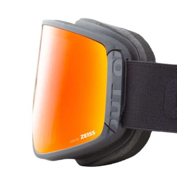 OUT OF SHIFT BLACK RED MCI MASCHERA SNOWBOARD