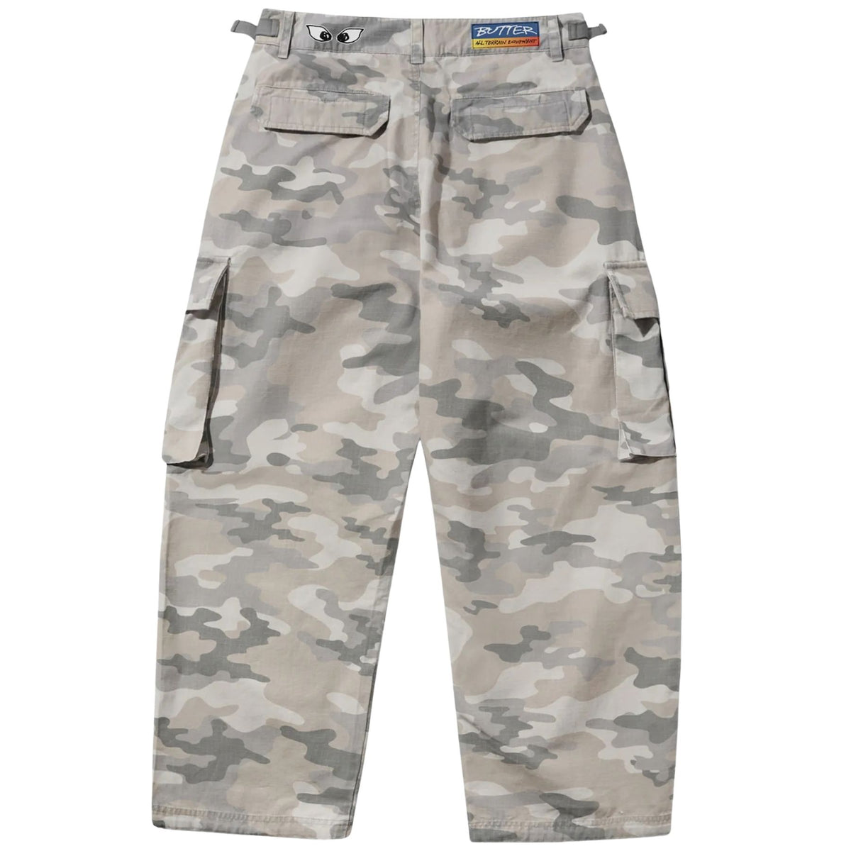 BUTTER GOODS CARGO PANTS SNOW CAMO