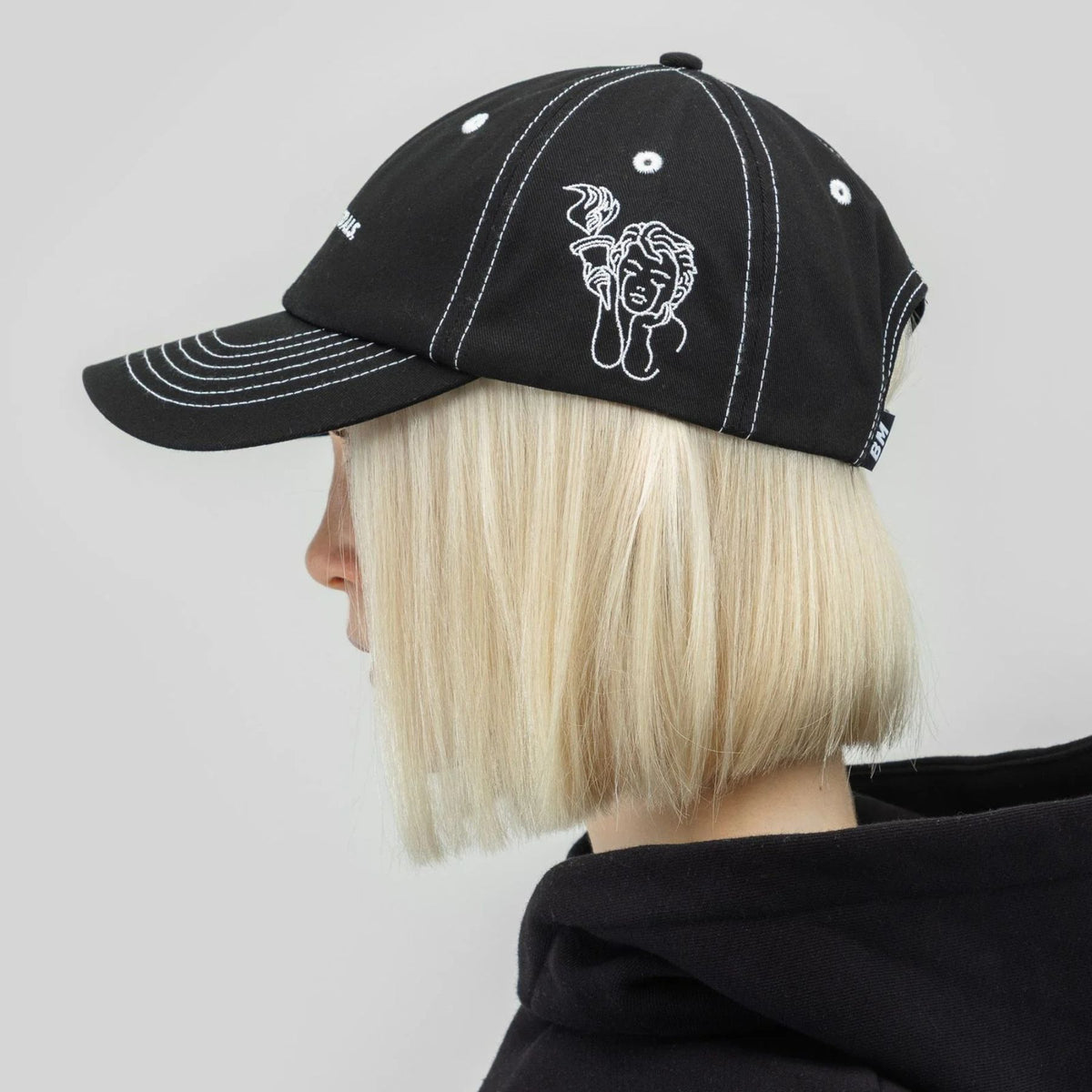 BEYOND MEDALS ANGEL CAP BLACK