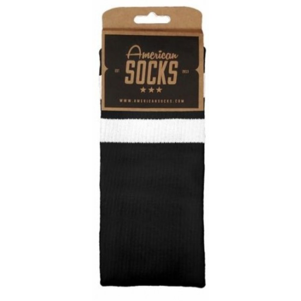 AMERICAN SOCKS BACK IN BLACK I BLACK/WHITE CALZINI