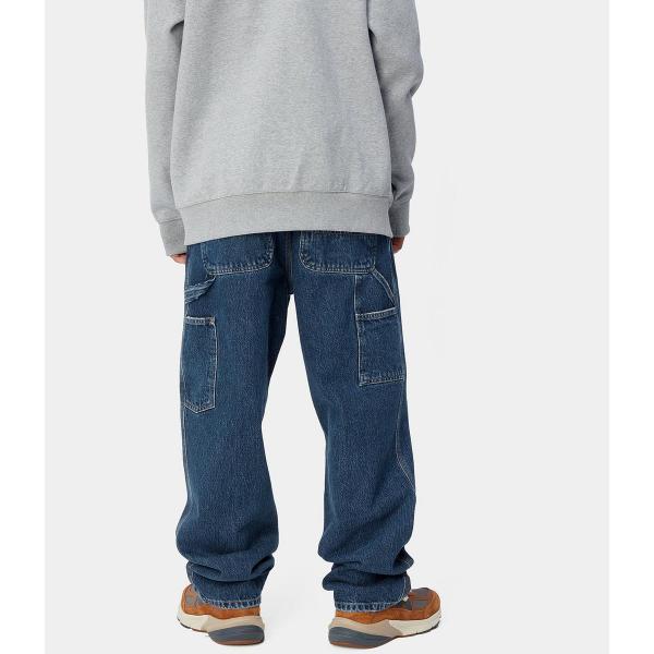 CARHARTT WIP SINGLE KNEE PANT BLUE (STONE WASHED)