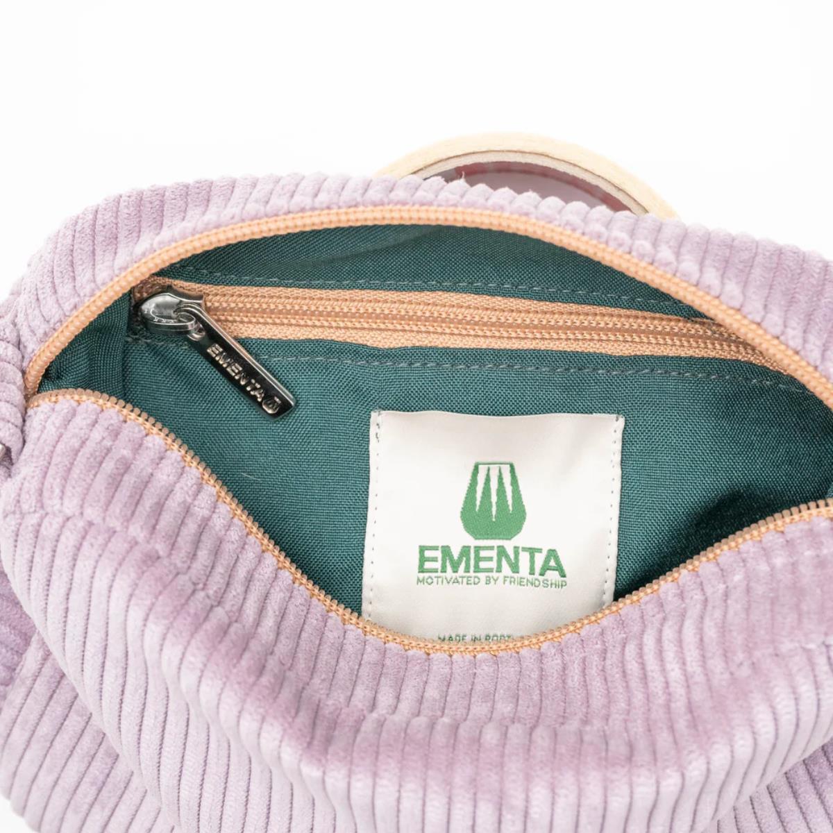 EMENTA FLUFFY BABY CORDUROY PURPLE BORSA