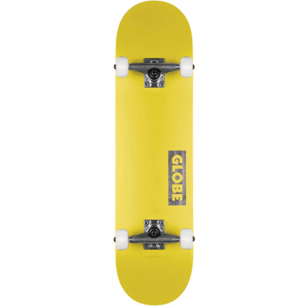 GLOBE GOODSTOCK 7.75" NEON/YELLOW SKATEBOARD
