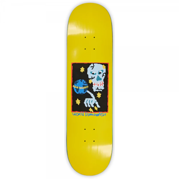 POLAR OSKARE ROZEMBERG WORLD DOMINATION 8.125 YELLOW TAVOLA SKATEBOARD