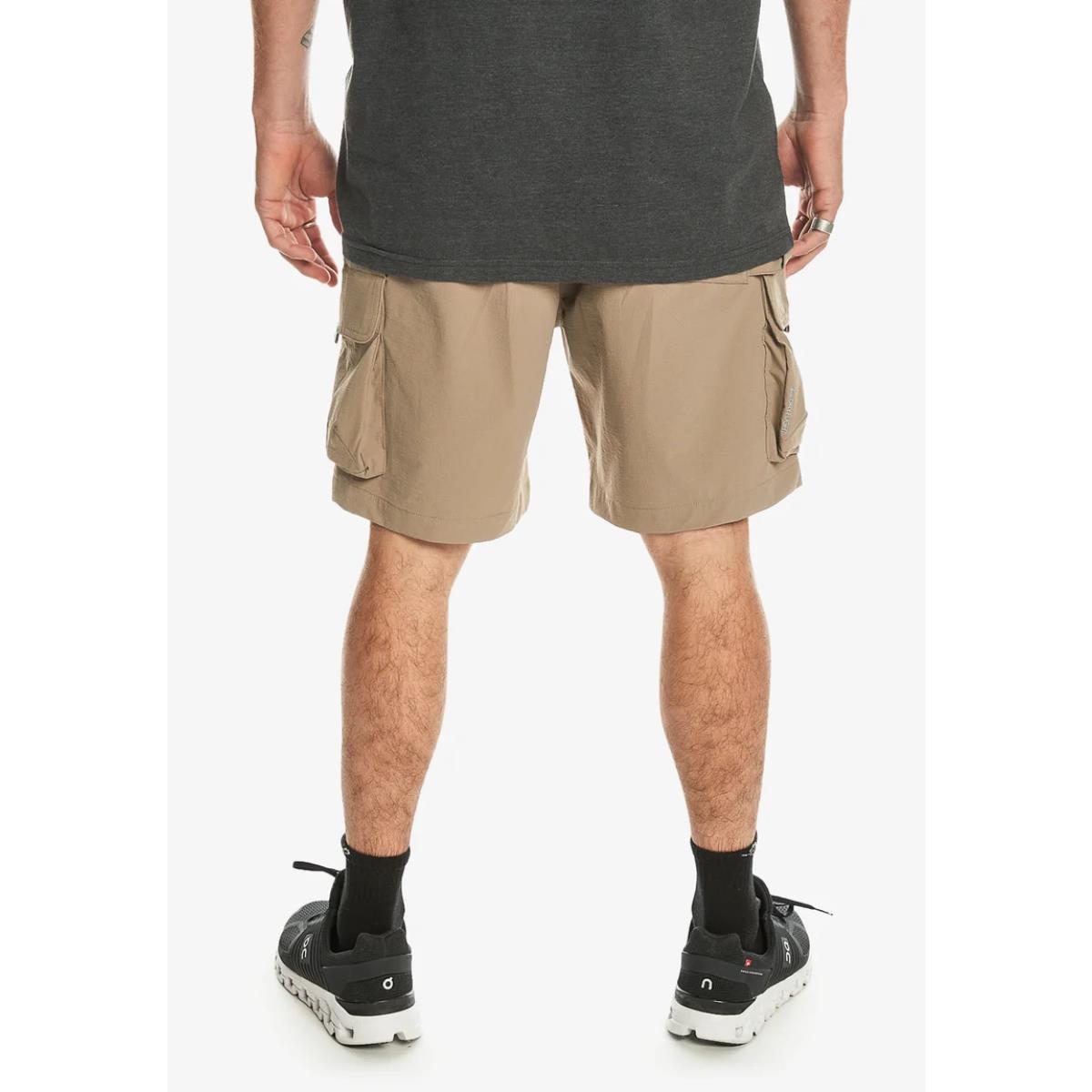 QUIKSILVER RUN ASHORE CARGO SHORT TIMBER WOLF