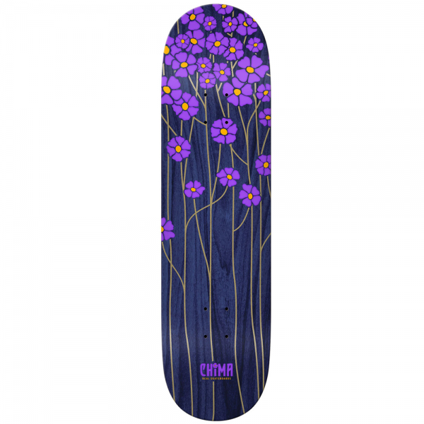REAL CHIMA POPPIES FOREVER UV 8.25" TAVOLA SKATEBOARD