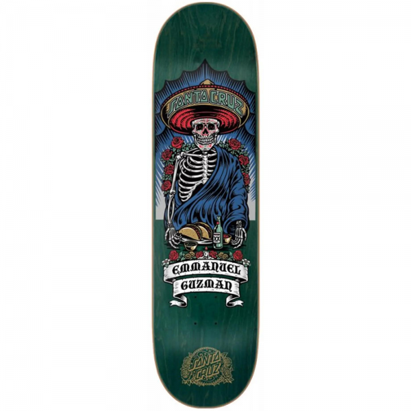 SANTA CRUZ GUZMAN DINE WITH ME 8.27" TAVOLA SKATEBOARD