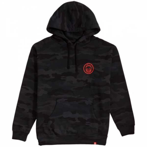 SPITFIRE HD CLASSIC SWIRL BLACK CAMO/RED FELPA