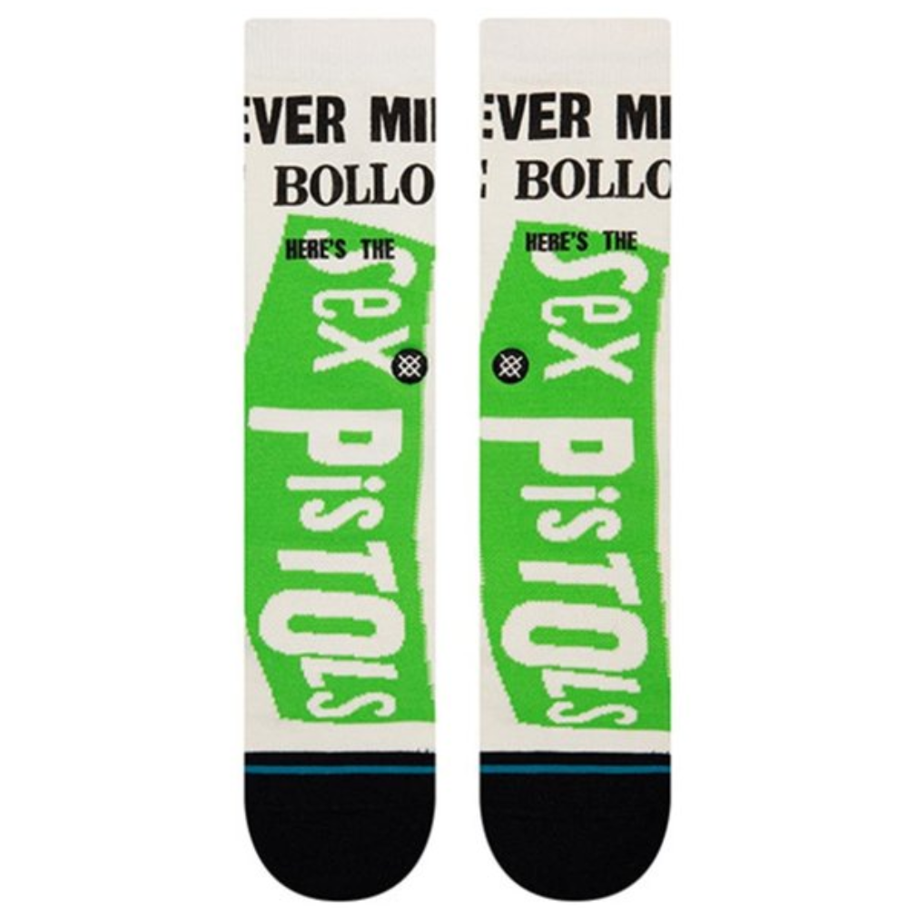 STANCE X SEX PISTOLS BOLLOCKS OFF WHITE CALZINI