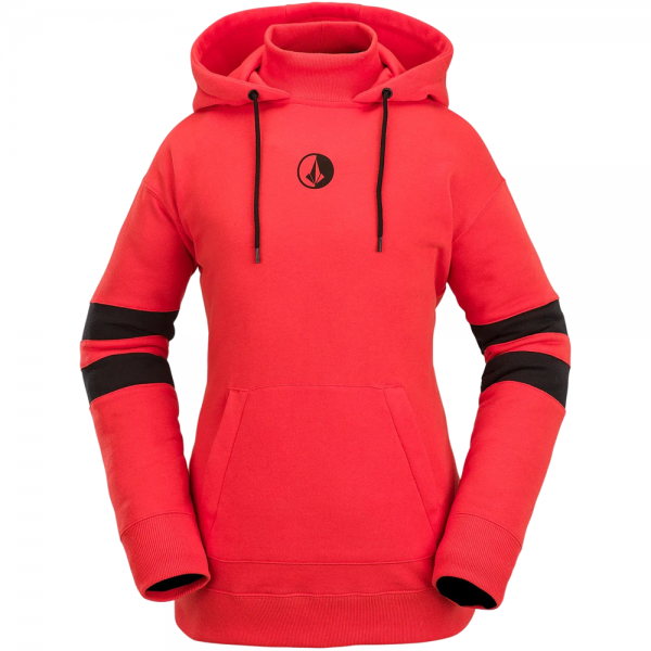 VOLCOM BANDED ORANGE SHOCK FELPA SNOWBOARD DONNA