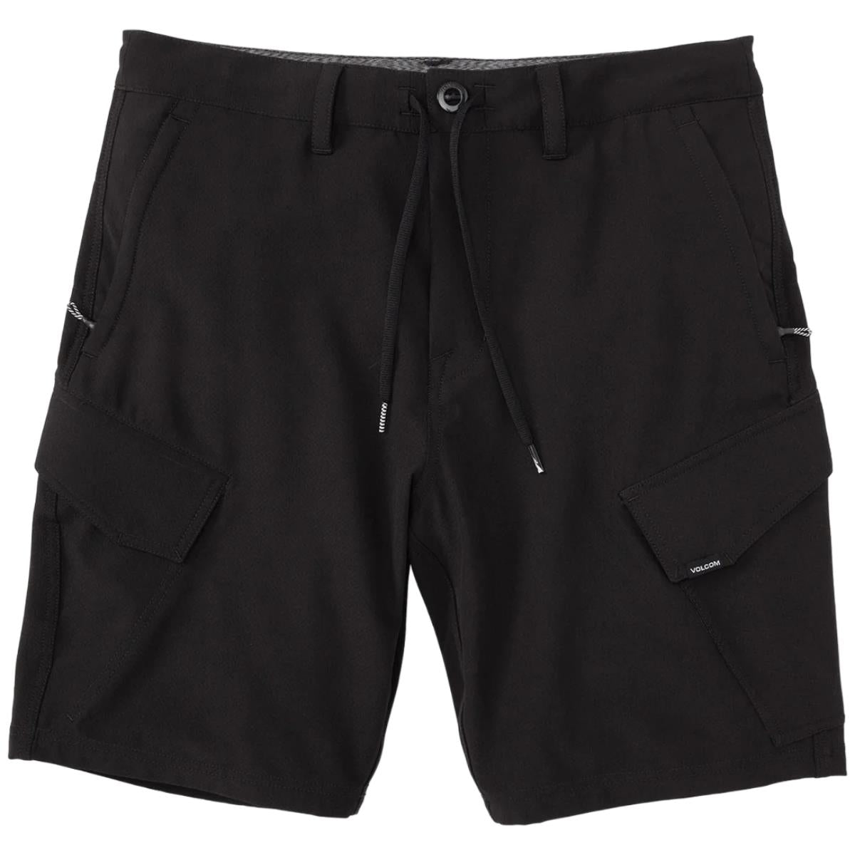 VOLCOM COUNTRY DAYS HYBRID 20" BLACK SHORTS