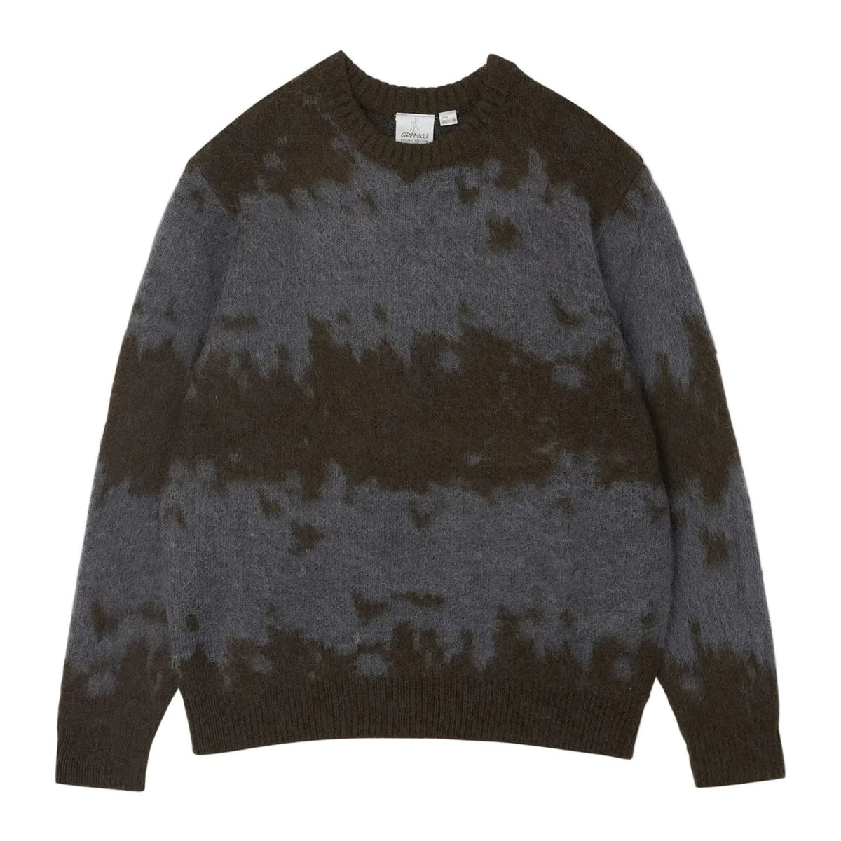GRAMICCI MOHAIR SPLATTER SWEATER SLATE SPLATTER