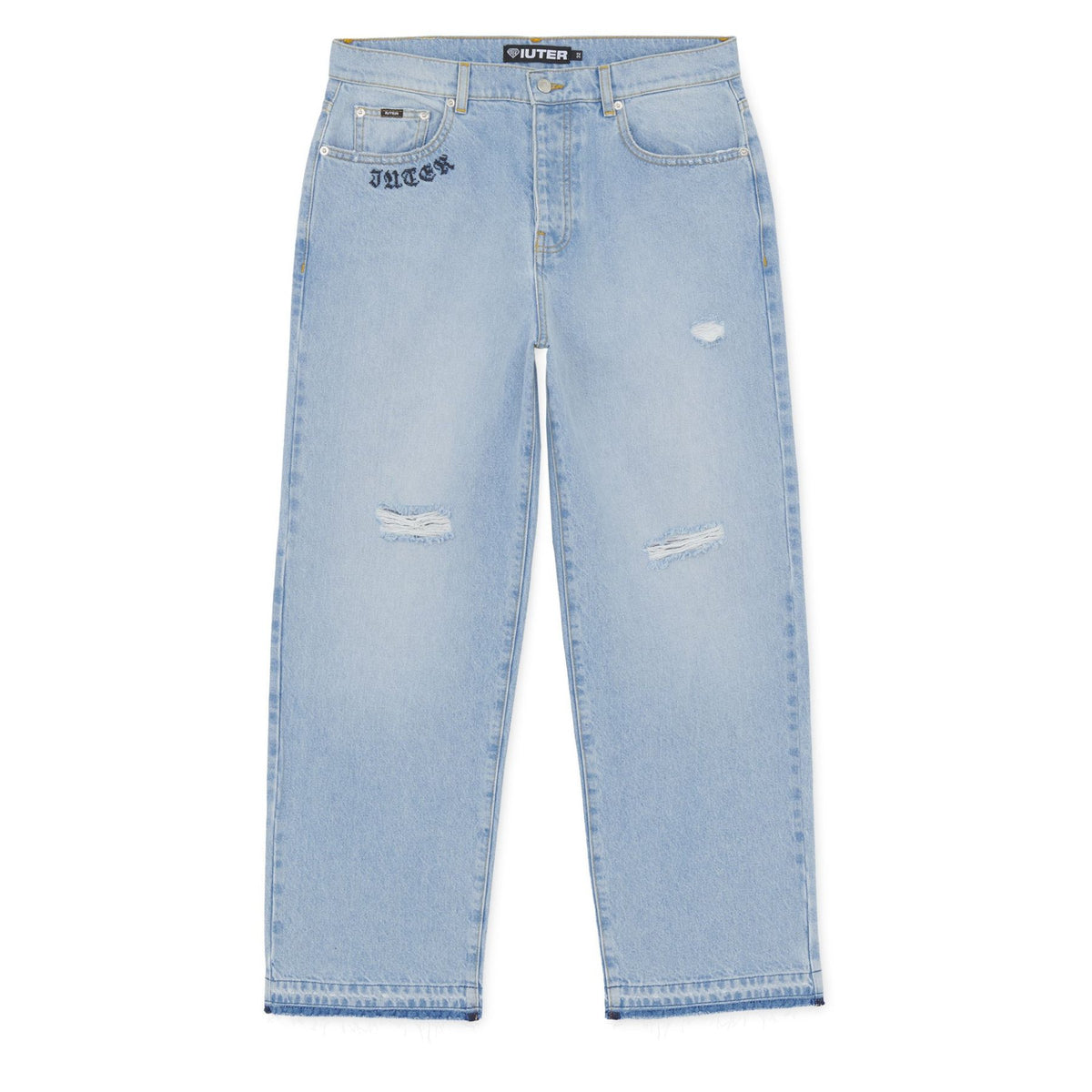 IUTER COURAGE BAGGY DENIM PANTS