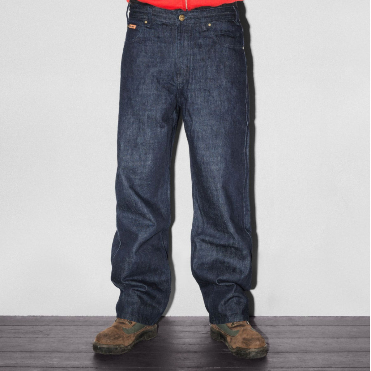 BUTTER GOODS RELAXED DENIM JEANS SELVEDGE BLUE