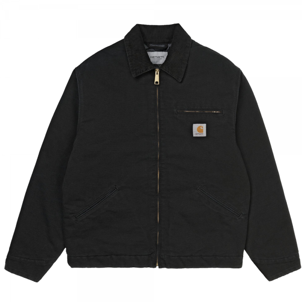 CARHARTT WIP OG DETROIT JACKET BLACK (STONE CANVAS)