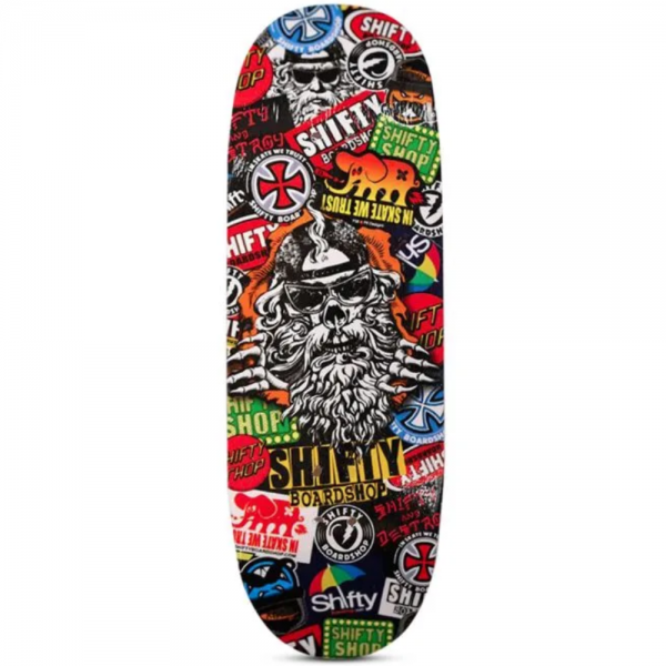 CLOSE UP SHIFTY BOARDSHOP 33MM FINGER SKATE COMPLETO