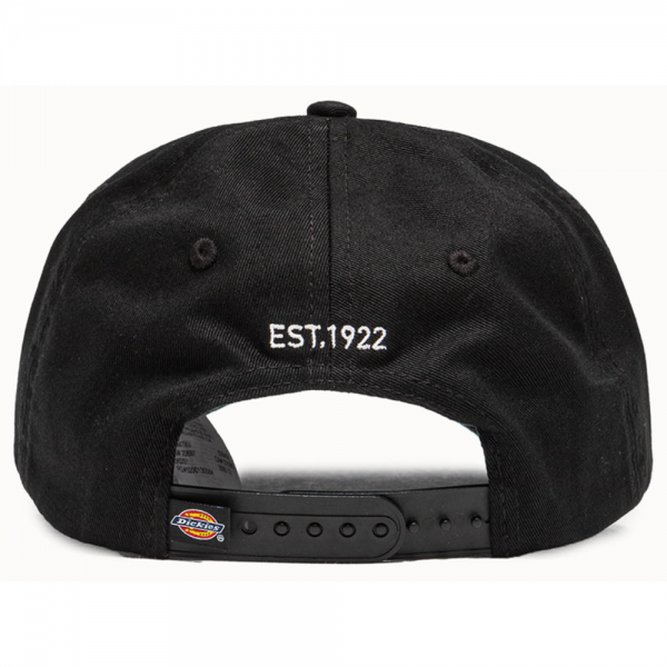 DICKIES 6 PANEL LOGO BLACK CAPPELLO