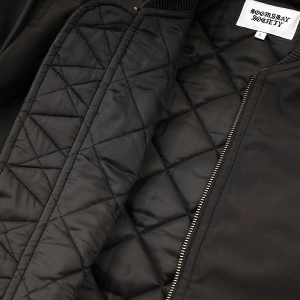 DOOMSDAY DIRTY HANDS BOMBER BLACK GIACCA