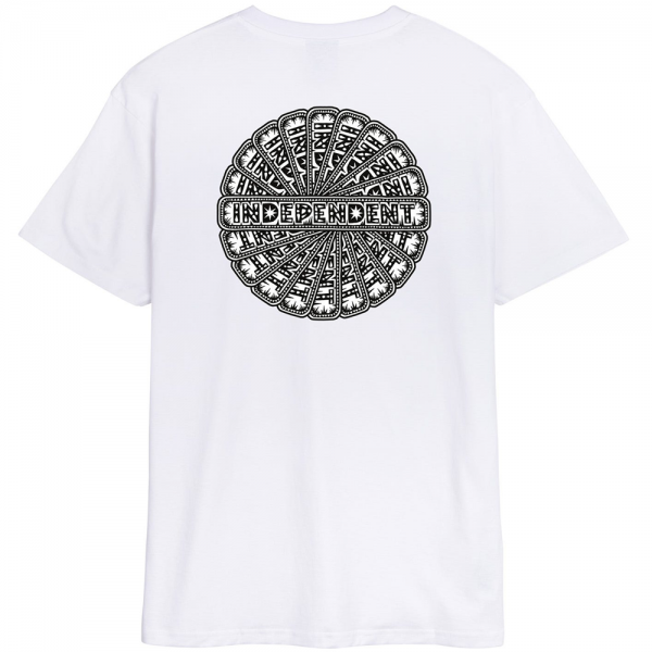 INDEPENDENT HUSKY REVOLVE WHITE T-SHIRT