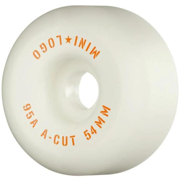 MINI LOGO A CUT WHITE 53mm 90ARUOTE SKATEBOARDS