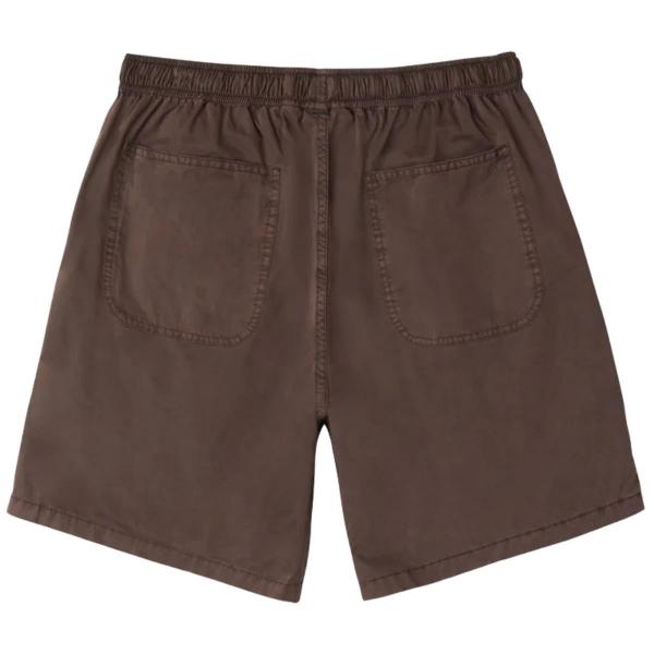 OBEY EASY PIGMENT TRAIL JAVA BROWN SHORTS
