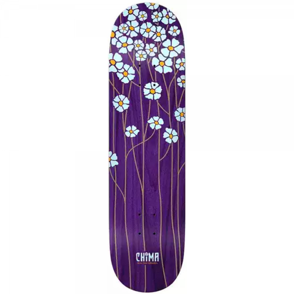 REAL CHIMA POPPIES FOREVER UV 8.25" TAVOLA SKATEBOARD