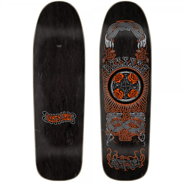 SANTA CRUZ DRESSEN ROSE CREW 9.3" TAVOLA SKATEBOARD