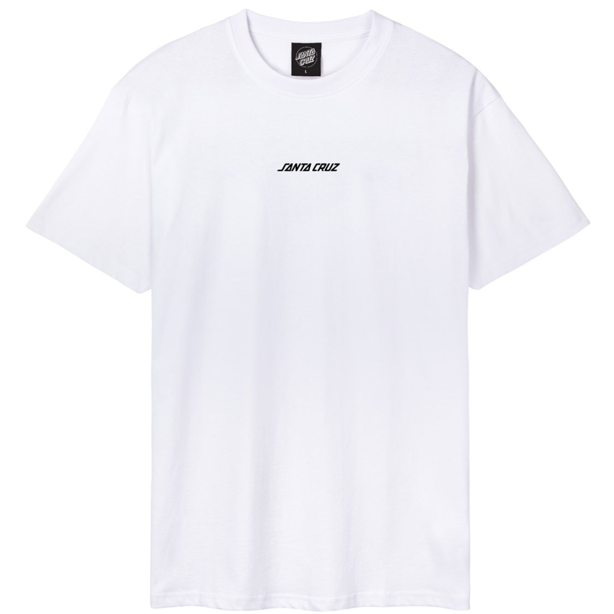 SANTA CRUZ SCREAMING FLASH CENTER WHITE T-SHIRT