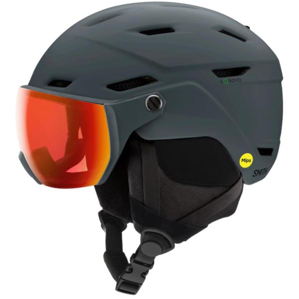 SMITH SURVEY EU MATTE SLATE + CHROMAPOP EVERYDAY RED MIRROR CASCO SNOWBOARD