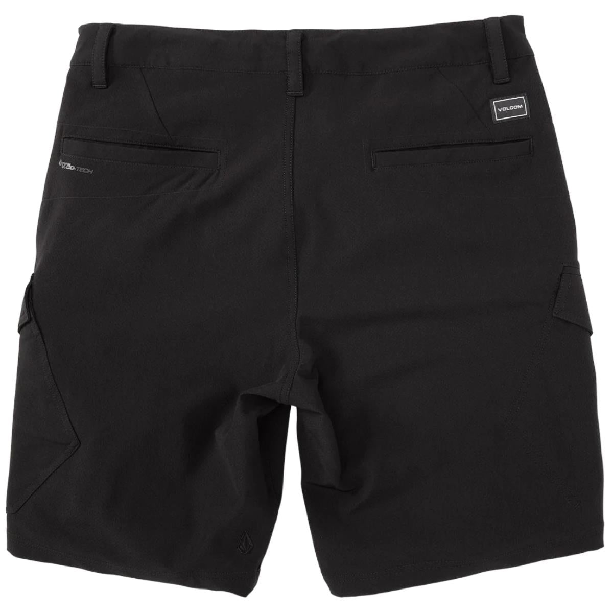 VOLCOM COUNTRY DAYS HYBRID 20" BLACK SHORTS