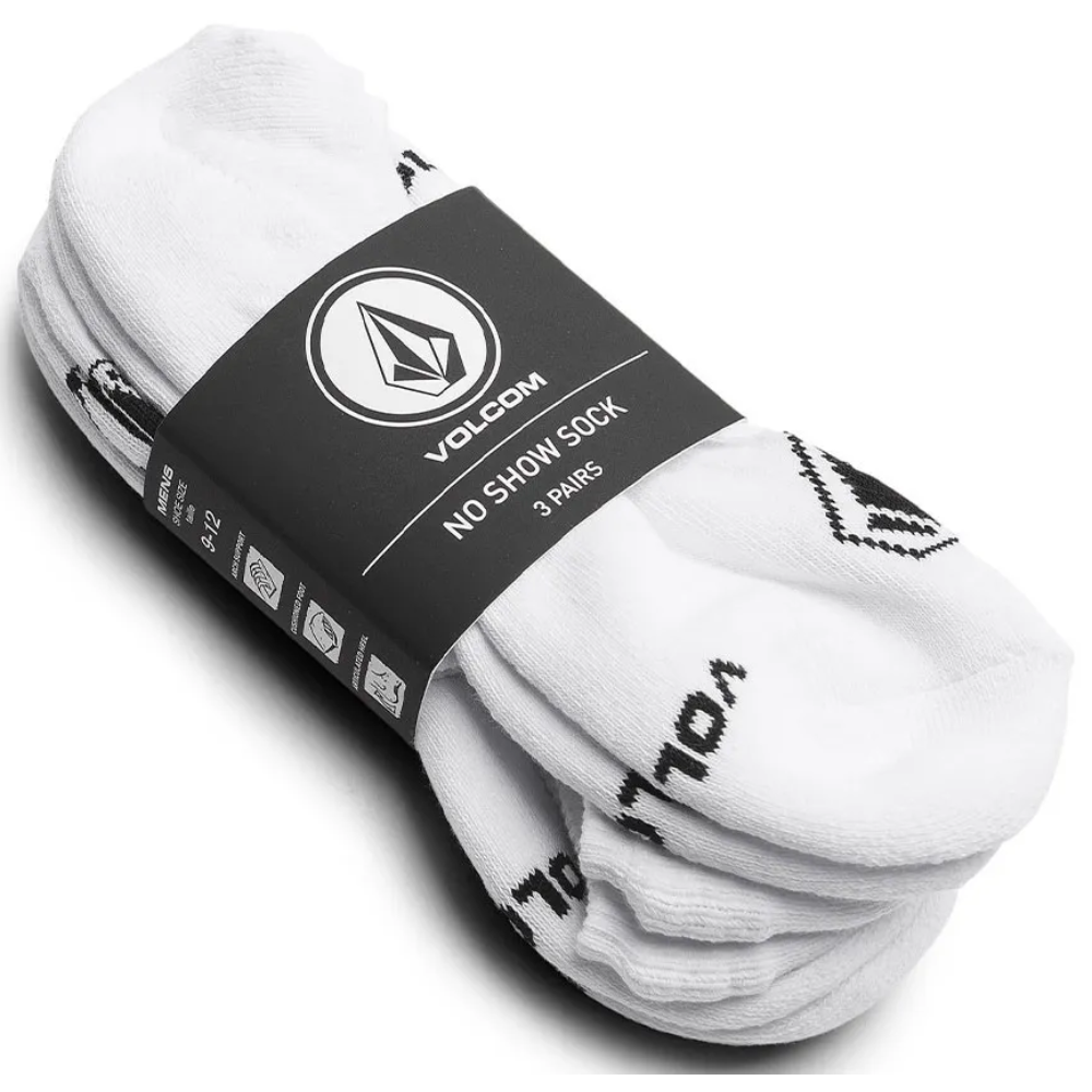 VOLCOM STONES NSHW (3PZ) WHITE CALZINI