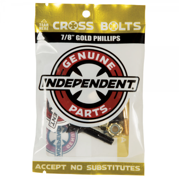INDEPENDENT GENUINE PARTS PHILLIPS HARDWARE 7/8" IN BLACK/GOLD VITI