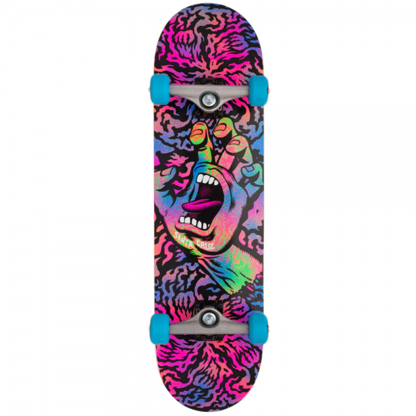 SANTA CRUZ OBSCURE HAND LARGE SK8 8.25" x 31.5" SKATEBOARD