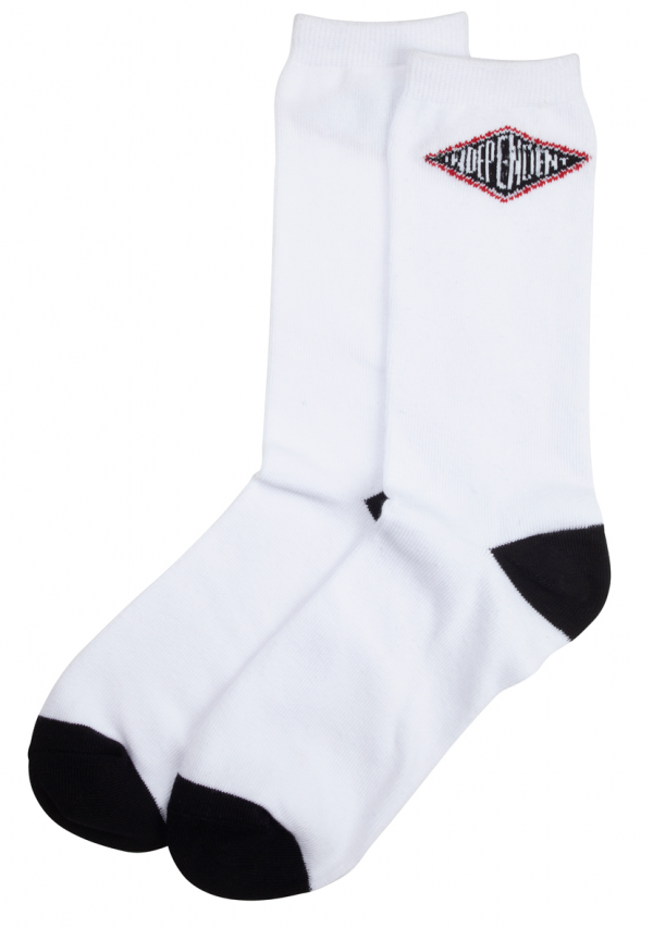INDEPENDENT SUMMIT SOCKS (2 PZ) WHITE/BLACK CALZINI