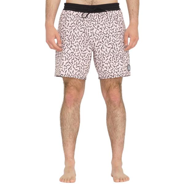 VOLCOM ASPHALT BEACH TRUNK 17" LILAC ASH COSTUME