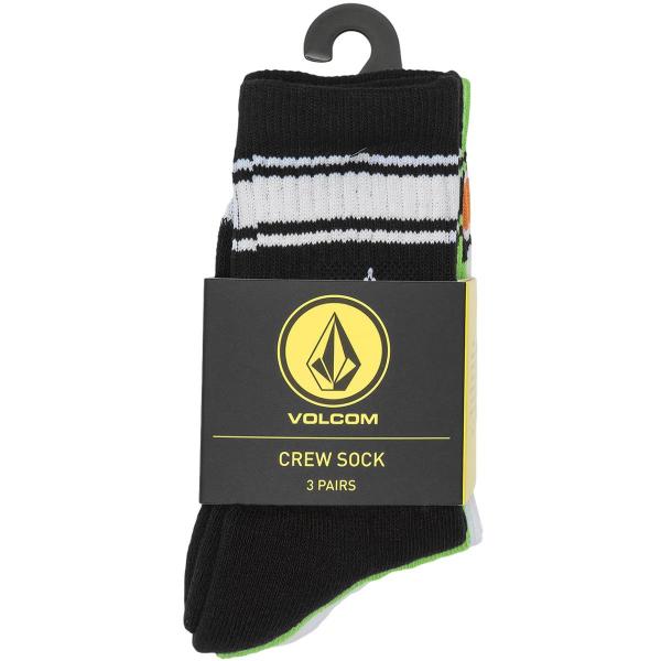 VOLCOM FULL STONE SOCK (3 PZ) MULTI CALZINI BAMBINO