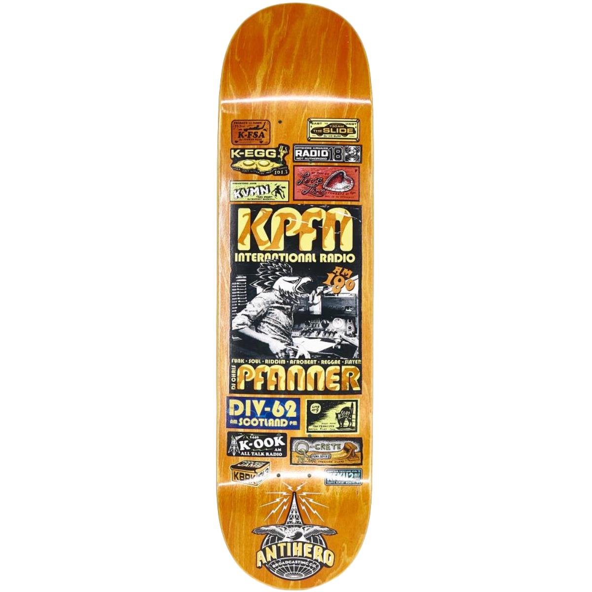 ANTIHERO BROADCASTING 2 PFANNER TAVOLA SKATEVOARD