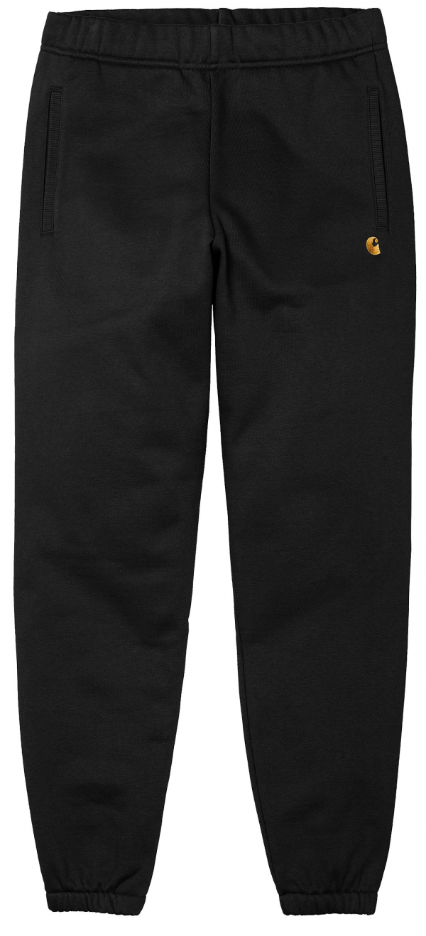 CARHARTT WIP CHASE SWEAT PANT BLACK/GOLD