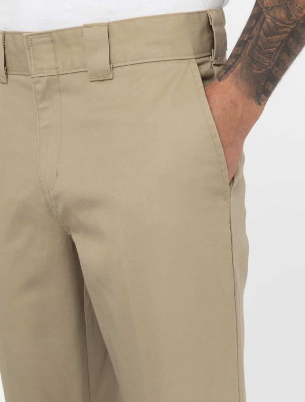 DICKIES 872 SLIM WORK KHAKI PANTALONI