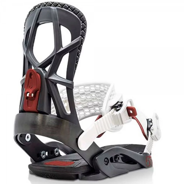 DRAKE FIFTY BLACK/WHITE ATTACCHI SNOWBOARD