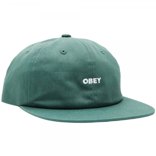 OBEY BOLD 6 PANEL STRAPBACK LEAF CAPPELLO