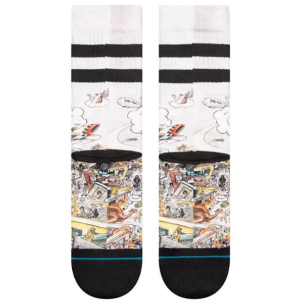 STANCE BASKET CASE CREW MULTI GREEN DAY CALZINI